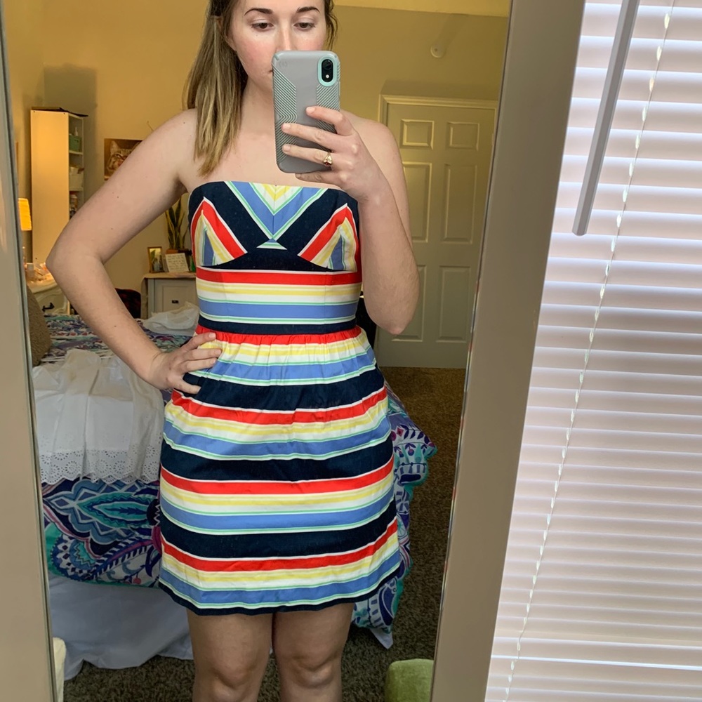 Vineyard Vines strapless mini dress
